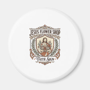 Íman Loja de Flores Jesus Sinal de Fé Loja de Flores Je