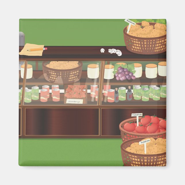Íman Loja de Verduras (Frente)