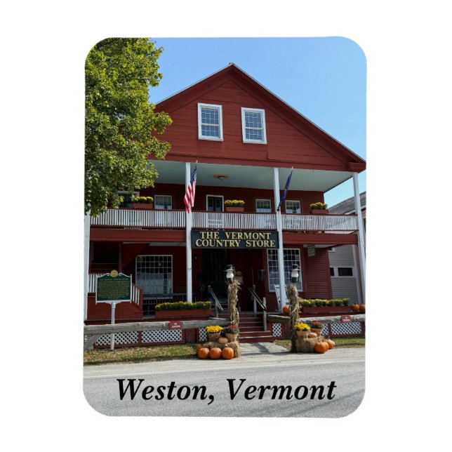 Íman Loja Vermont Country em Weston (Vertical)