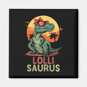 Íman Lollisaurus Dino Dinosaur Lolli-saurus T-rex Funny