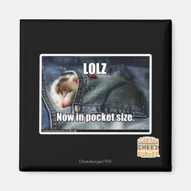 Íman LOLZ agora em tamanho de bolso (Frente)