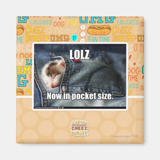 Íman LOLZ agora em tamanho de bolso (Frente)