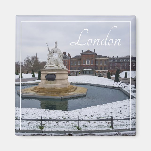 Íman London England Excelente UK Architecture Winter (Frente)