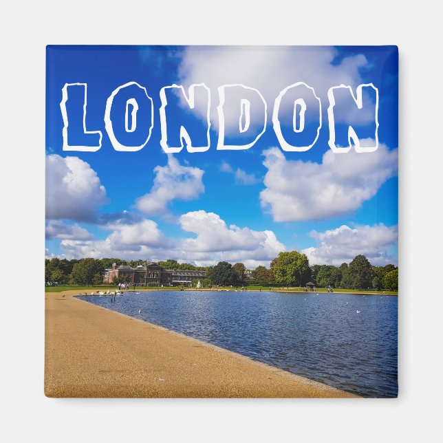 Íman London England Excelente UK Park Nature (Frente)
