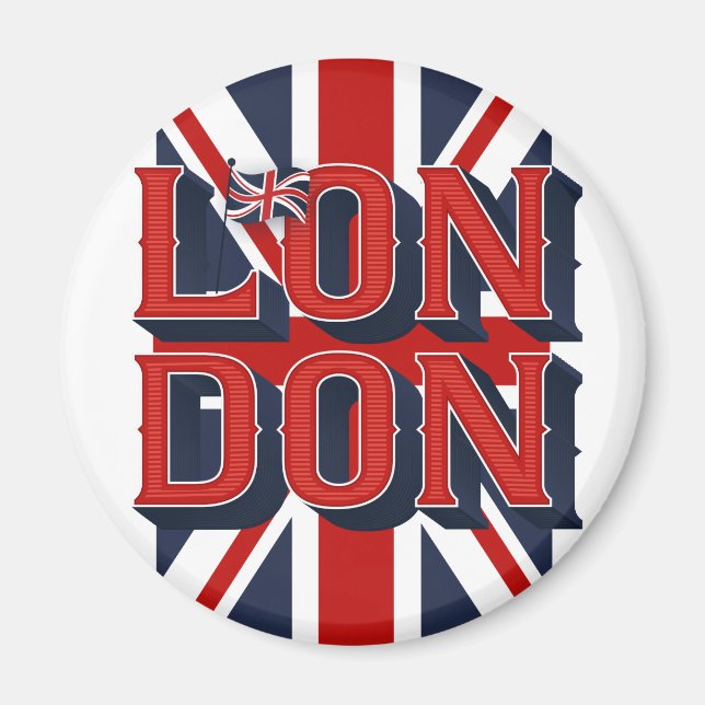 Íman London Flag Magnet (Frente)