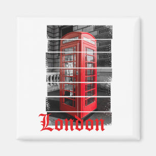 Íman London Phone Box Vintage Souvenir
