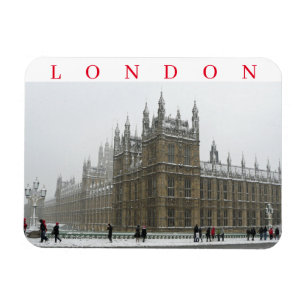 Íman London Westminster na imã de geladeira da neve