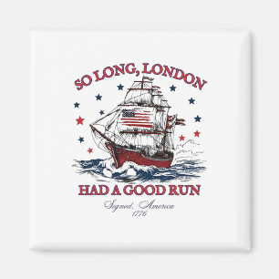 Íman Londres 4 De Julho De 1776 Usa Camisa Girls P