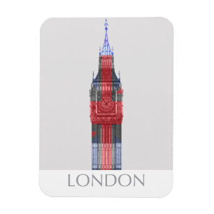 Íman Londres Big Ben Union Jack