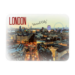 Íman Londres: "Cidade irreal"--Ímã de T.S. Eliot