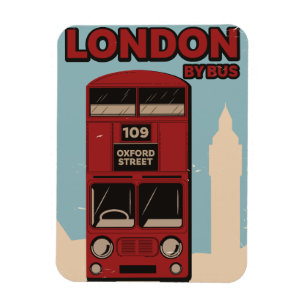 Íman Londres de Ônibus