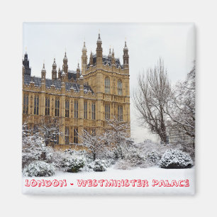 Íman Londres em inverno, Westminster (Imã de geladeira