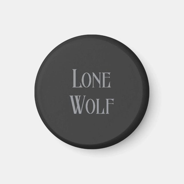 Íman Lone Wolf Male Sigma Modern Minimalist (Frente)