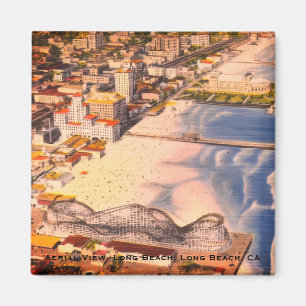 Íman Long Beach, CA em Outro Tempo (Antiga Praia)