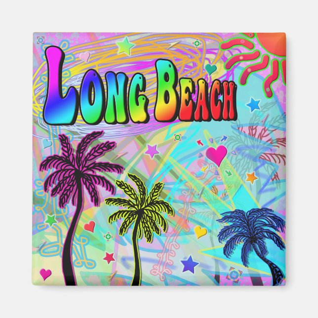 Íman Long Beach Vivid Romance Magnet (Frente)