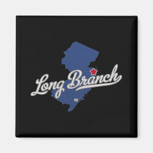 Íman Long Branch Nova Jersey Nj Mapa