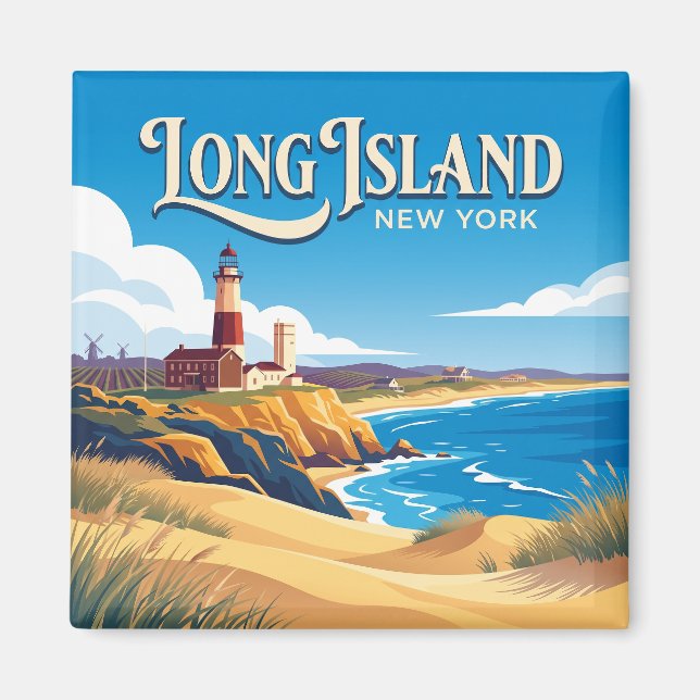 Íman Long Island Nova York (Frente)