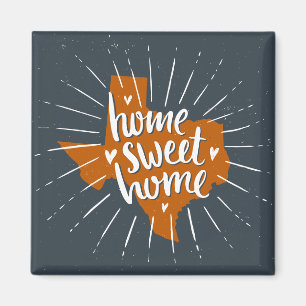 Íman Longhorn Burnt Orange Home Sweet Home Texas