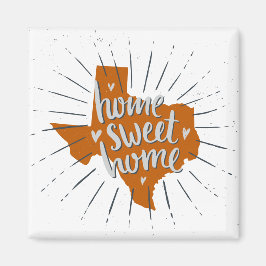 Íman Longhorn Burnt Orange Home Sweet Home Texas