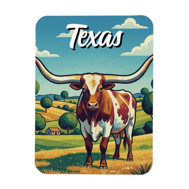 Íman Longhorn do Texas (Vertical)