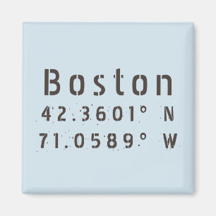 Íman Longitude do Boston Latitude