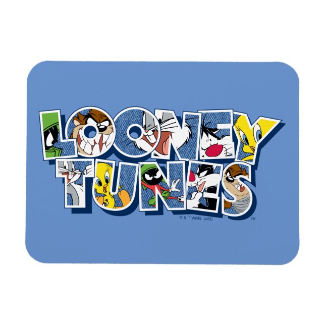 Íman LOONEY TUNES™ Characters in Letting (Horizontal)