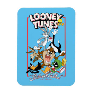 Íman LOONEY TUNES™ "ISSO É TUDO PESSOAL!™" - Pilha de g