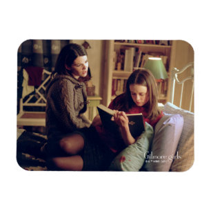 Íman Lorelai e Rory Sentados no Quarto
