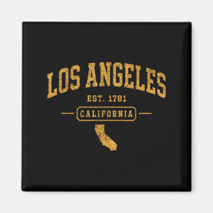Íman Los Angeles Esportes Antigos Califórnia Retro