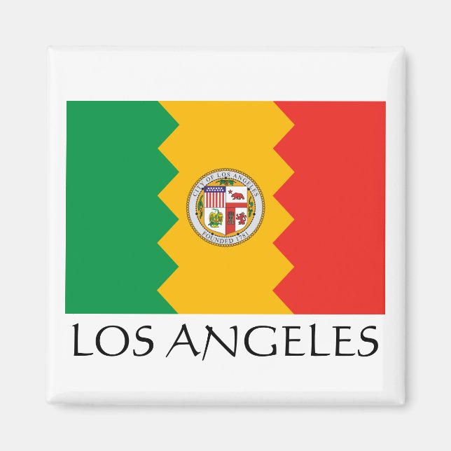 Íman Los Angeles Flag (Frente)