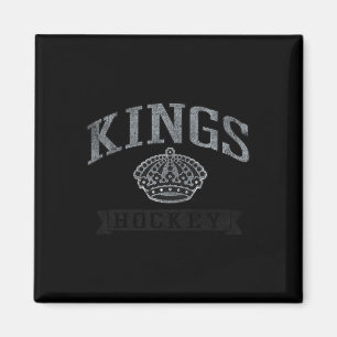 Íman Los Angeles Kings Hockey Vintage Branco Licenciado