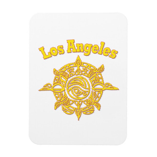 Íman Los Angeles Motif 1 Flex Magnet (Vertical)