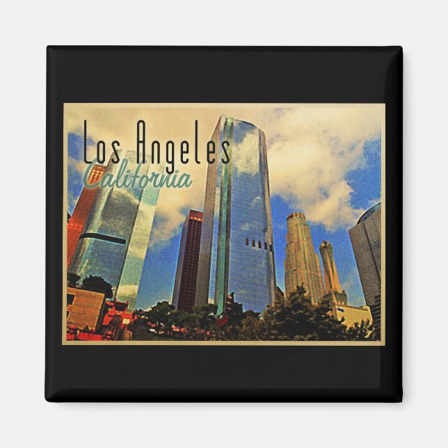 Íman Los Angeles Skyline (Frente)