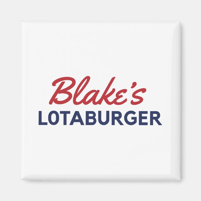 Íman Lotaburger de Blake (Frente)