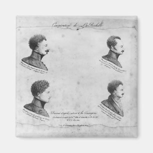 Íman Lote de La Rochelle, retratos dos quatro