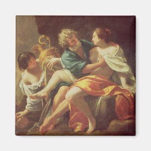 Íman Lote e suas filhas, c.1630 (óleo em canvas)