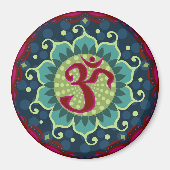 Íman Lotus Aum - OM (Frente)