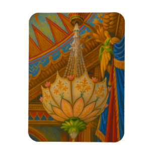 Íman Lotus Light - Royal Pavilion Chandelier Impressão