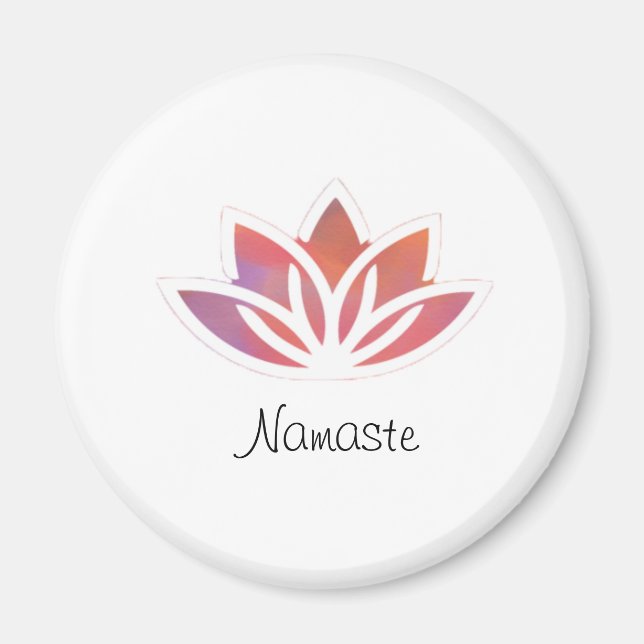 Íman Lotus Namaste Magnet (Frente)