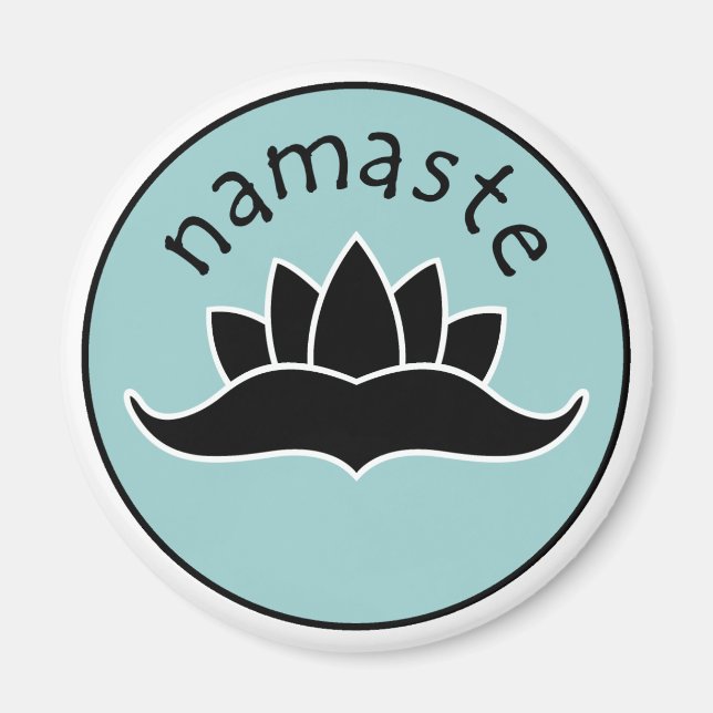 Íman Lotus Namaste Magnet (Frente)