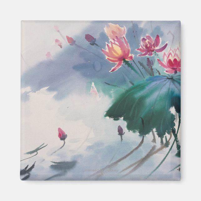 Íman Lotus no Pond (Frente)