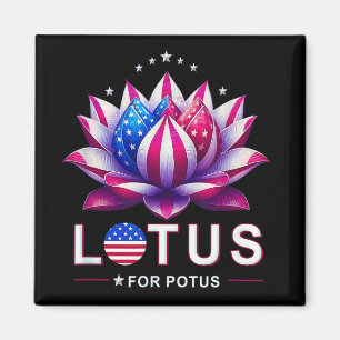 Íman Lotus para Potus Kamala Harris Trendy Lotus Potus