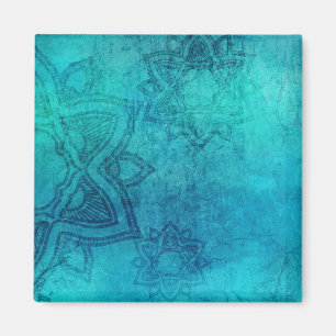 Íman Lotus Texturizado Azul