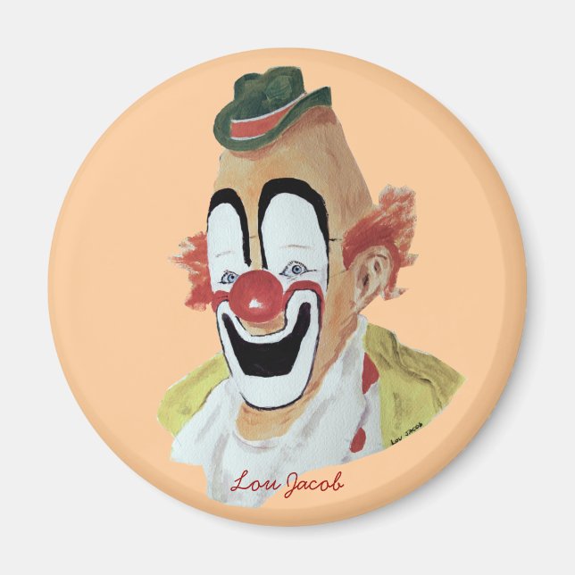Íman Lou Jacob Clown Magnet (Frente)