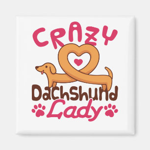 Íman Louca Dachshund Lady Doxie Mãe