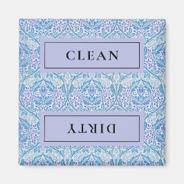 Íman Louça Floral Azul LIMPA SUJA