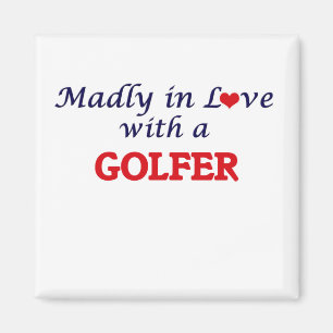Íman Louca no amor com um jogador de golfe
