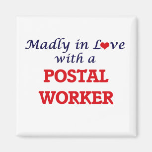 Íman Louca no amor com um trabalhador postal