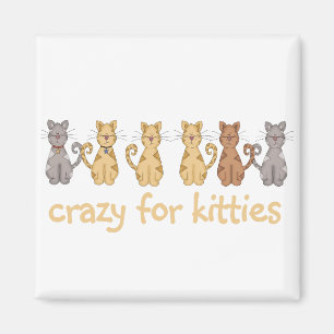 Íman Louco para o camiseta e os presentes dos gatinhos
