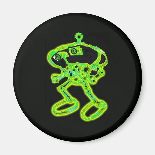 Íman Louco! Robô MagNEAT-O! (Frente)